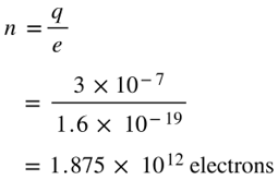 number of electrons