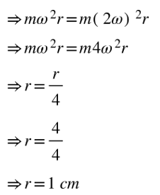 The formula of static friction is Fs = mω2r.