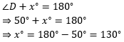 Calculate the value of x