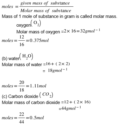 Convert into mole.