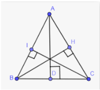 triangle's vertex