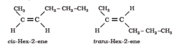 Draw the cis and trans