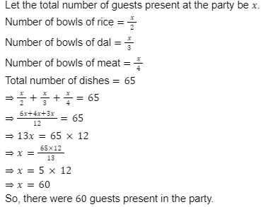 At a dinner party every two guests used a bowl o